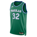 Dallas Mavericks Nike Classic Edition Jersey - Green - Cooper Flagg - Unisex
