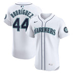 Julio Rodríguez Seattle Mariners Nike Home Elite Jersey - White/Cream/Teal