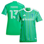 Jordan Morris Seattle Sounders FC adidas Women's 2024 The Anniversary Kit Replica Player Jersey – Green