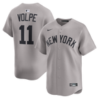 Anthony Volpe New York Yankees Nike Road Limited Player Jersey - Gray/White
