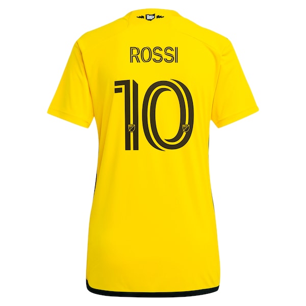 Diego Rossi Columbus Crew adidas Women's 2024 The Home Kit Replica Player Jersey - Yellow