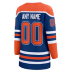Edmonton Oilers  Women's 2025 Stanley Cup Final Home Breakaway Custom Jersey - Royal