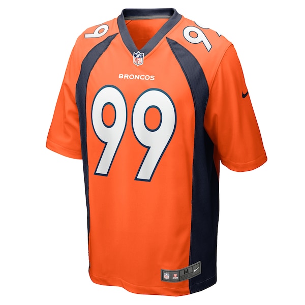 Zach Allen Denver Broncos Nike Game Player Jersey - Orange