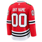 Chicago Blackhawks  Home Premium Custom Jersey - Red/White