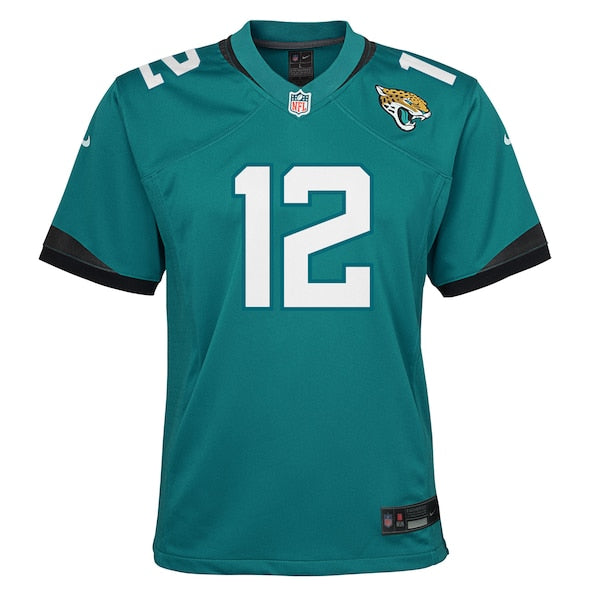Travis Hunter Jacksonville Jaguars Nike Youth Team Game Jersey - Teal