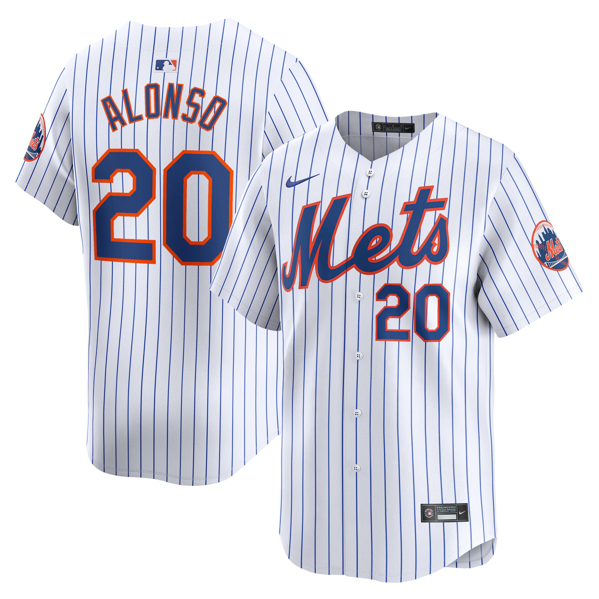 Pete Alonso New York Mets Nike Away Limited Player Jersey - Gray/White