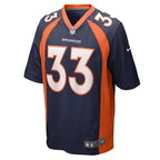 Javonte Williams Denver Broncos Nike Home Game Player Jersey - Navy/Orange