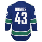 Quinn Hughes Vancouver Canucks Youth Alternate Replica Player Jersey - Blue