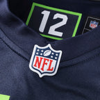 DK Metcalf Seattle Seahawks Nike  Game Jersey -  College Navy