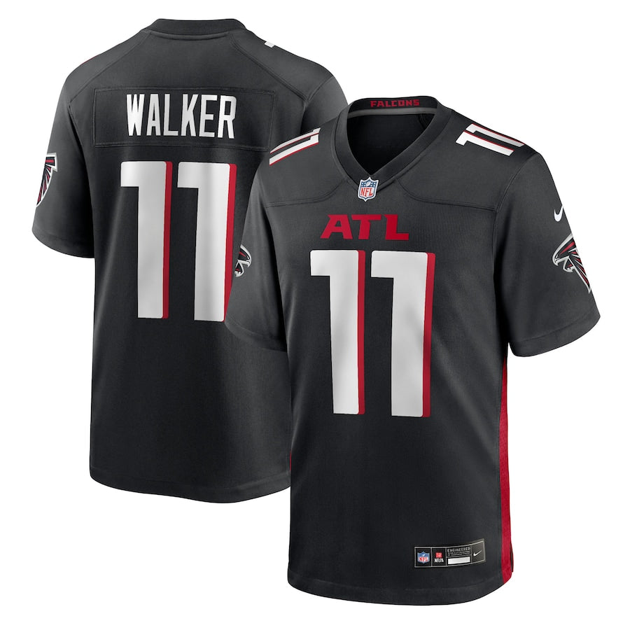 Jalon Walker Atlanta Falcons Nike 2025 NFL Draft First Round Pick  Game Jersey - Black