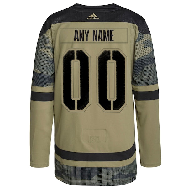 Boston Bruins adidas Military Appreciation Team Authentic Custom Practice Jersey - Camo