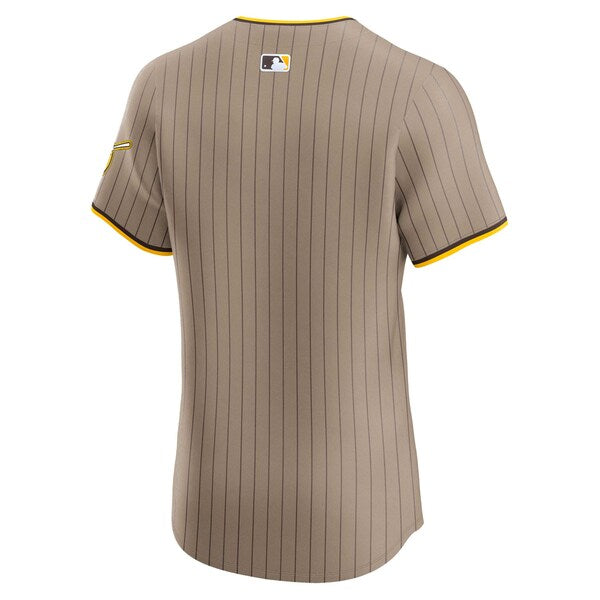 San Diego Padres Nike Alternate Vapor Premier Elite Patch Jersey - Sand