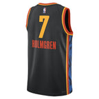 Chet Holmgren Oklahoma City Thunder Nike Unisex 2023/24 Swingman Player Jersey - City Edition - Navy