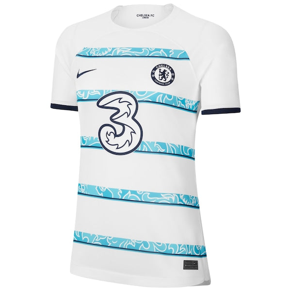 Pierre-Emerick Aubameyang Chelsea Nike Women's 2022/23 Home Breathe Stadium Replica Player Jersey - White
