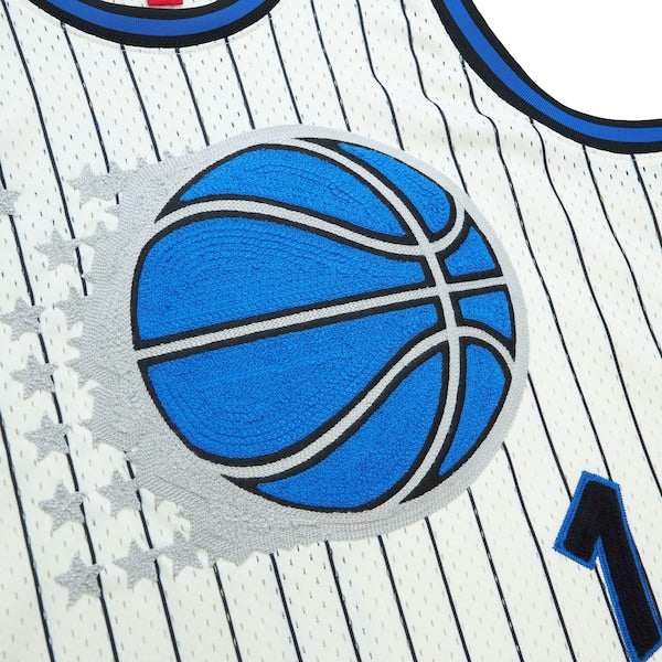 Penny Hardaway Orlando Magic Chainstitch Swingman Jersey - Cream
