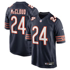 Nick McCloud Chicago Bears Nike Team Game Jersey -  Navy
