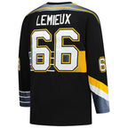 Mario Lemieux Pittsburgh Penguins  1996/97 Blue Line 2.0 Jersey - Black