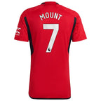 Mason Mount Manchester United adidas 2023/24 Home Replica Player Jersey - Red/Green