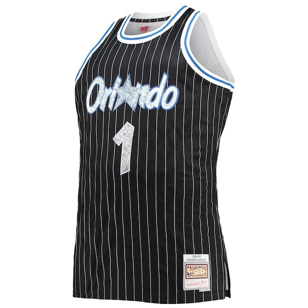 Penny Hardaway Orlando Magic Big & Tall 1994/95 NBA 75th Anniversary Diamond Swingman Jersey - Black