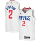 Kawhi Leonard LA Clippers Nike Youth 2020/21 Swingman Jersey - Association Edition - White/Royal