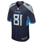 Josh Whyle Tennessee Titans Nike Team Game Jersey -  Navy