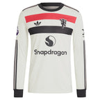 Alejandro Garnacho Manchester United adidas Originals  2024/25 Third Authentic Long Sleeve Jersey - Cream