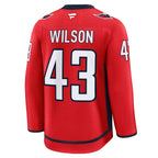 Tom Wilson Washington Capitals  Home Premium Jersey - Red/Black