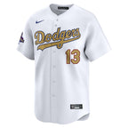 Max Muncy Los Angeles Dodgers Nike 2025 Gold World Series Champions Limited Jersey - White