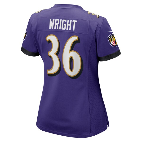 Owen Wright Baltimore Ravens Nike Women's  Game Jersey -  Purple