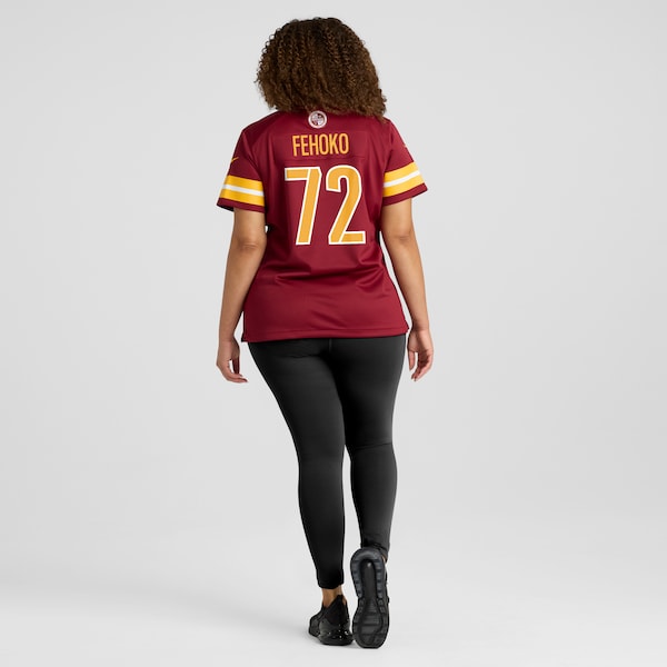 Viliami Fehoko Jr. Washington Commanders Nike Women's Team Game Jersey -  Burgundy