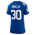 Hunter Wohler Indianapolis Colts Nike Women's Team Game Jersey -  Royal