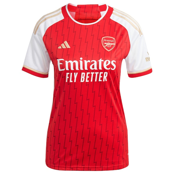 Arsenal adidas Women's 2023/24 Home Replica Custom Jersey - Red