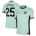 Moisés Caicedo Chelsea Nike 2023/24 Third Match Authentic Player Jersey - Mint