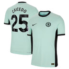 Moisés Caicedo Chelsea Nike 2023/24 Third Match Authentic Player Jersey - Mint