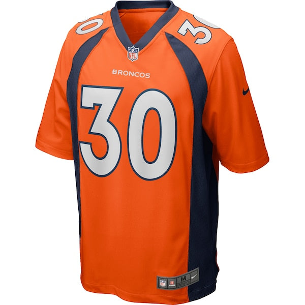 Terrell Davis Denver Broncos Nike Game Retired Player Jersey - Orange/Navy