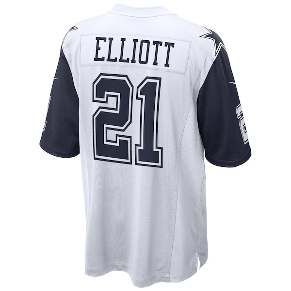 Ezekiel Elliott Dallas Cowboys Nike Alternate Game Jersey - White/Navy