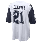 Ezekiel Elliott Dallas Cowboys Nike Alternate Game Jersey - White/Navy