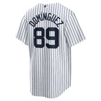 Jasson Dominguez New York Yankees Nike Home Official Replica Player Jersey - White