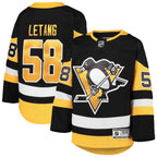 Kris Letang Pittsburgh Penguins Youth Premier Player Jersey - Black