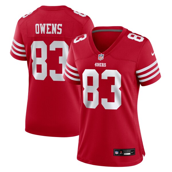Terique Owens San Francisco 49ers Nike Women's Team Game Jersey -  Scarlet