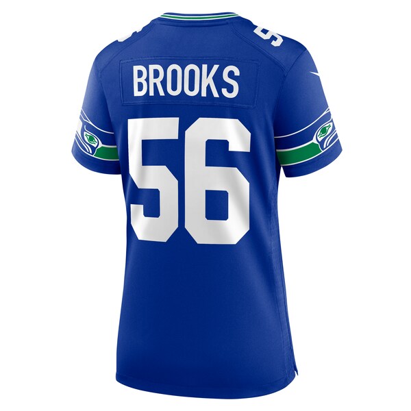 Jordyn Brooks Seattle Seahawks Nike Women's Throwback Player Game Jersey - Royal