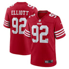 Jordan Elliott San Francisco 49ers Nike Team Game Jersey -  Scarlet