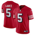 Trey Lance San Francisco 49ers Nike Alternate Vapor Limited Jersey - Scarlet/Scarlet/White