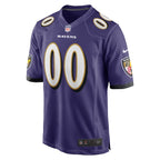 Baltimore Ravens Nike Custom Game Jersey - Purple