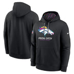 Denver Broncos Nike 2024 NFL Crucial Catch Club Pullover Hoodie - Black