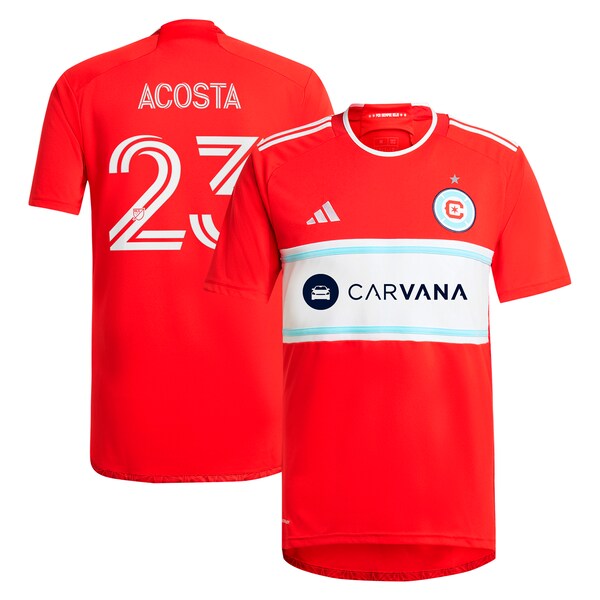 Kellyn Acosta Chicago Fire adidas 2024 Return To Red Replica Player Jersey - Red