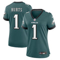 Jalen Hurts Philadelphia Eagles Nike Women's Team Game Jersey - Midnight Green