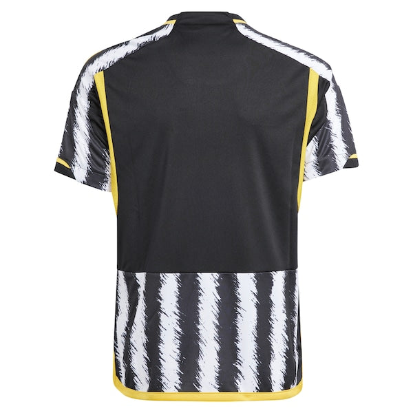 Juventus adidas Youth 2023/24 Home Replica Jersey - Black
