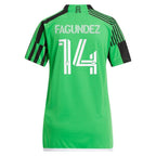 Diego Fagundez Austin FC adidas Women's 2024 Las Voces Kit Replica Jersey - Green