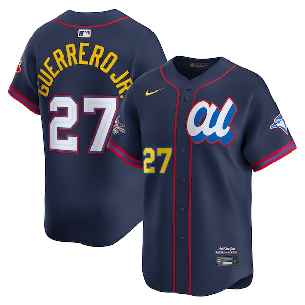 Vladimir Guerrero Jr. American League Nike 2025 All-Star Edition Limited Player Jersey - Navy